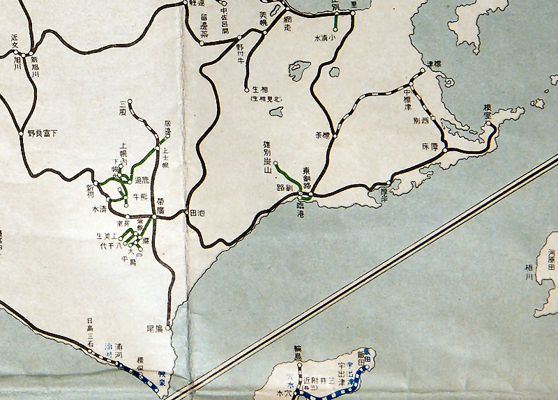 休日限定 北海道鉄道路線図バンダナ シリーズ3 昭和56年頃 agapeeurope.org